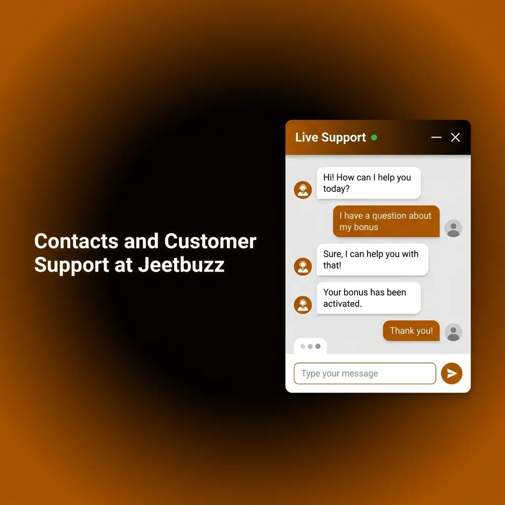 Jeetbuzz 24/7 customer support options including live chat, email, and Telegram for Bangladesh players