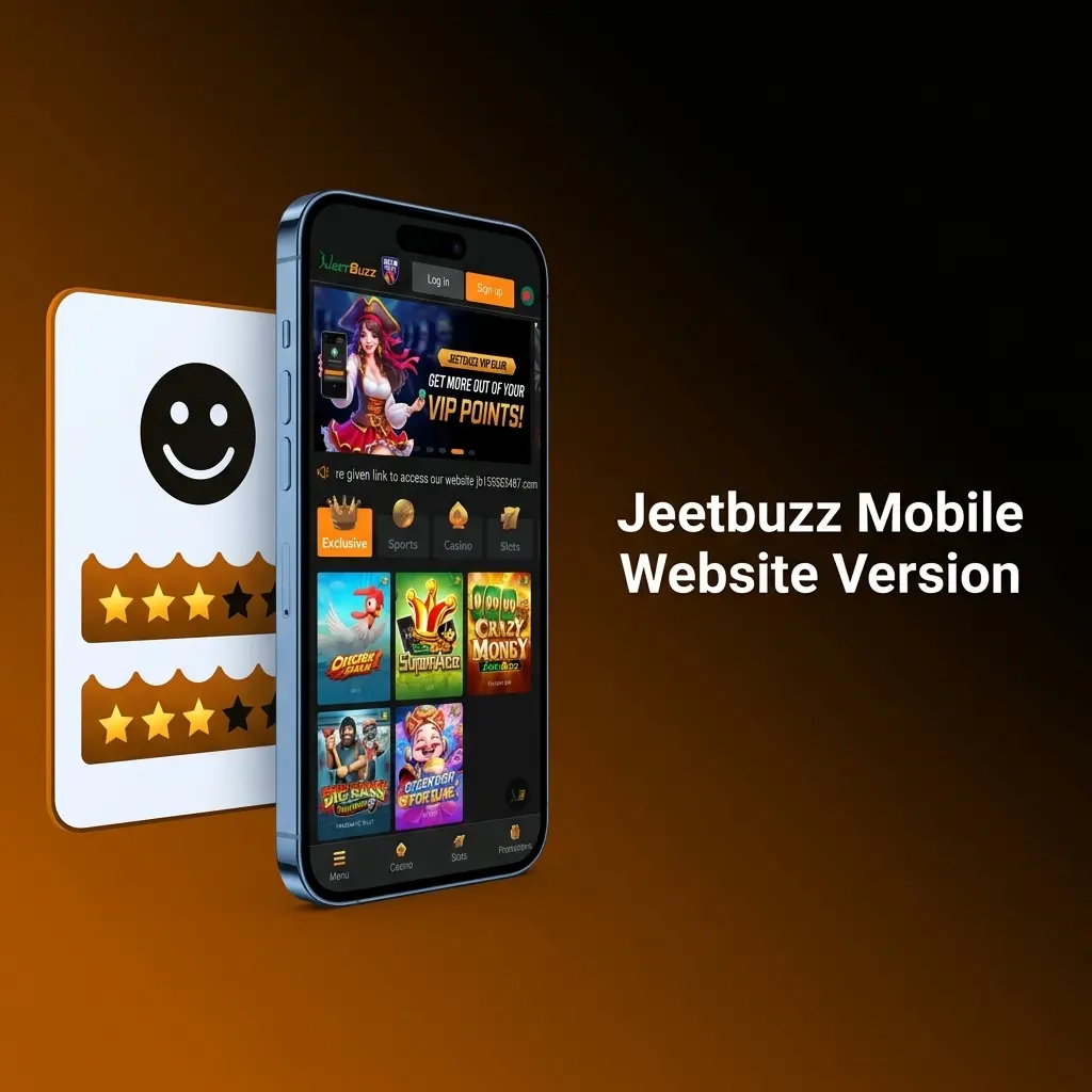 Jeetbuzz mobile website version on smartphone browser with sports betting and live casino access for Bangladesh players