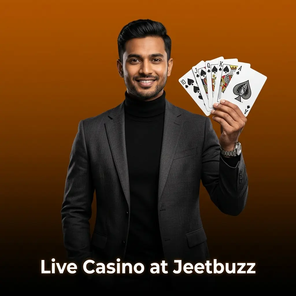 Jeetbuzz Live Casino with professional dealers streaming HD baccarat, blackjack, roulette, Dragon Tiger and Teen Patti games
