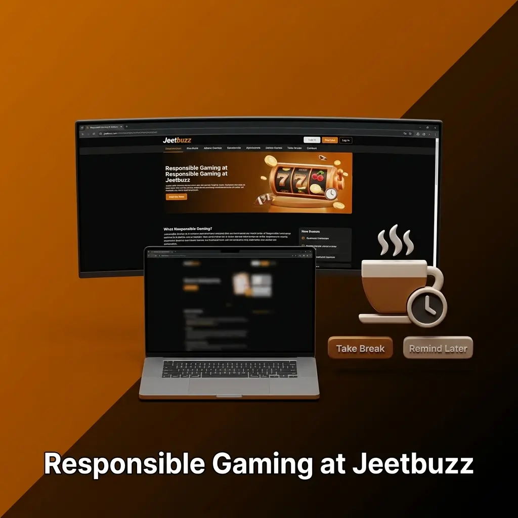 Jeetbuzz responsible gaming tools including deposit limits, self-exclusion options, and age verification for safe gambling